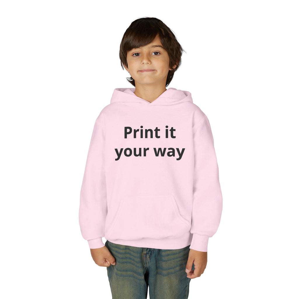 Hooded Sweatshirt Kids Print It Your Way | Custom Youth Hoodie