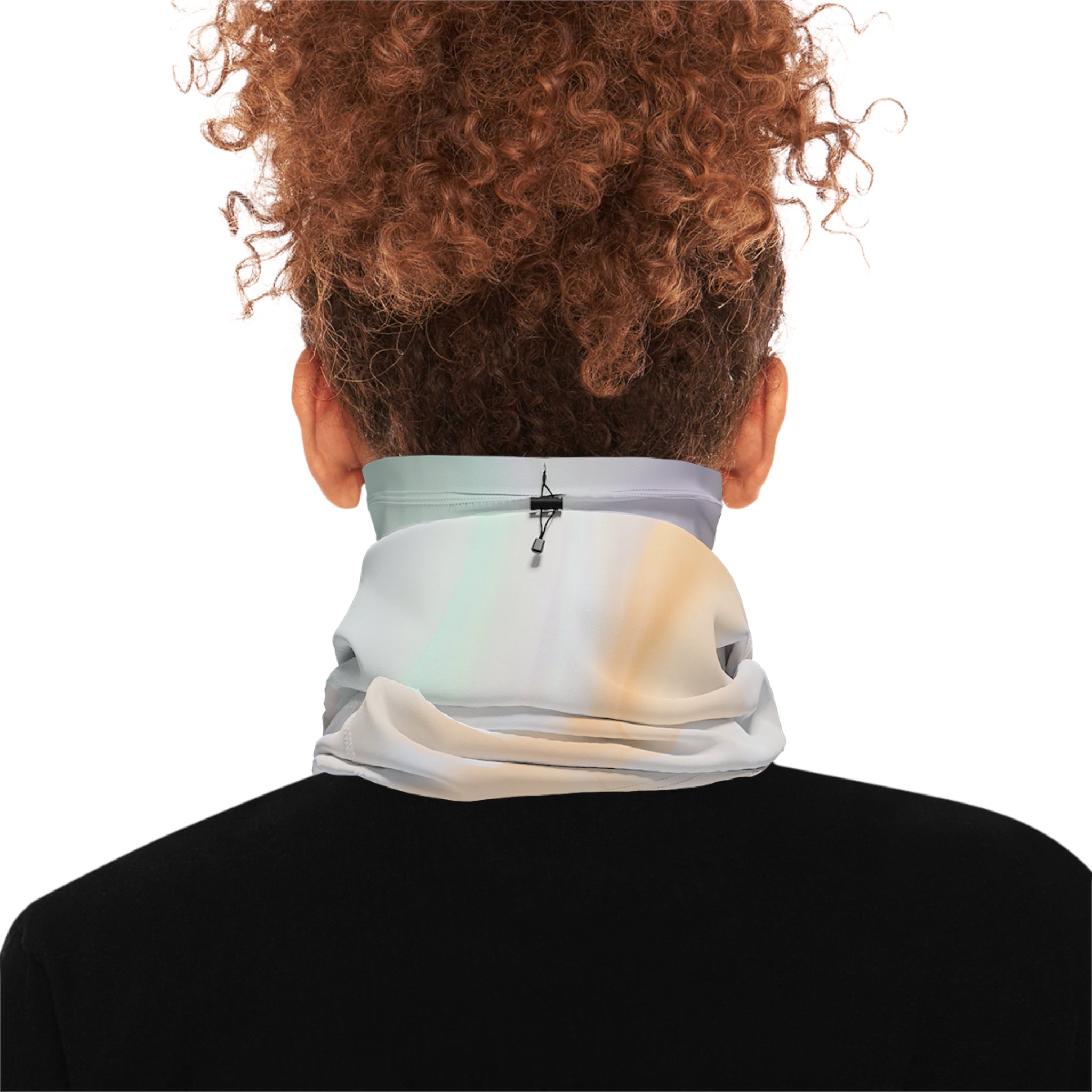 Soft Pastel Marble Neck Gaiter | Winter Neck Scarf
