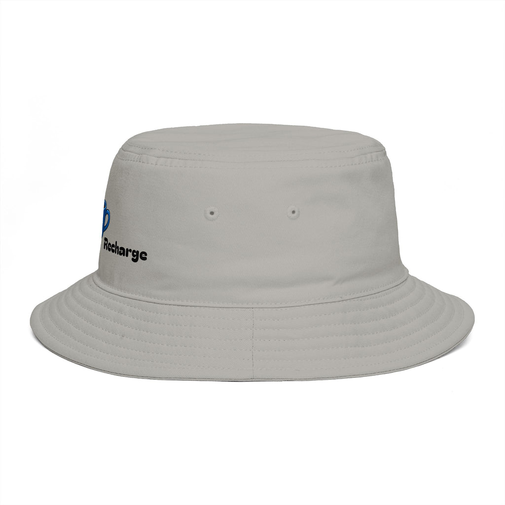 Morning Recharge Coffee Cup Bucket Hat | Steaming Coffee Graphic