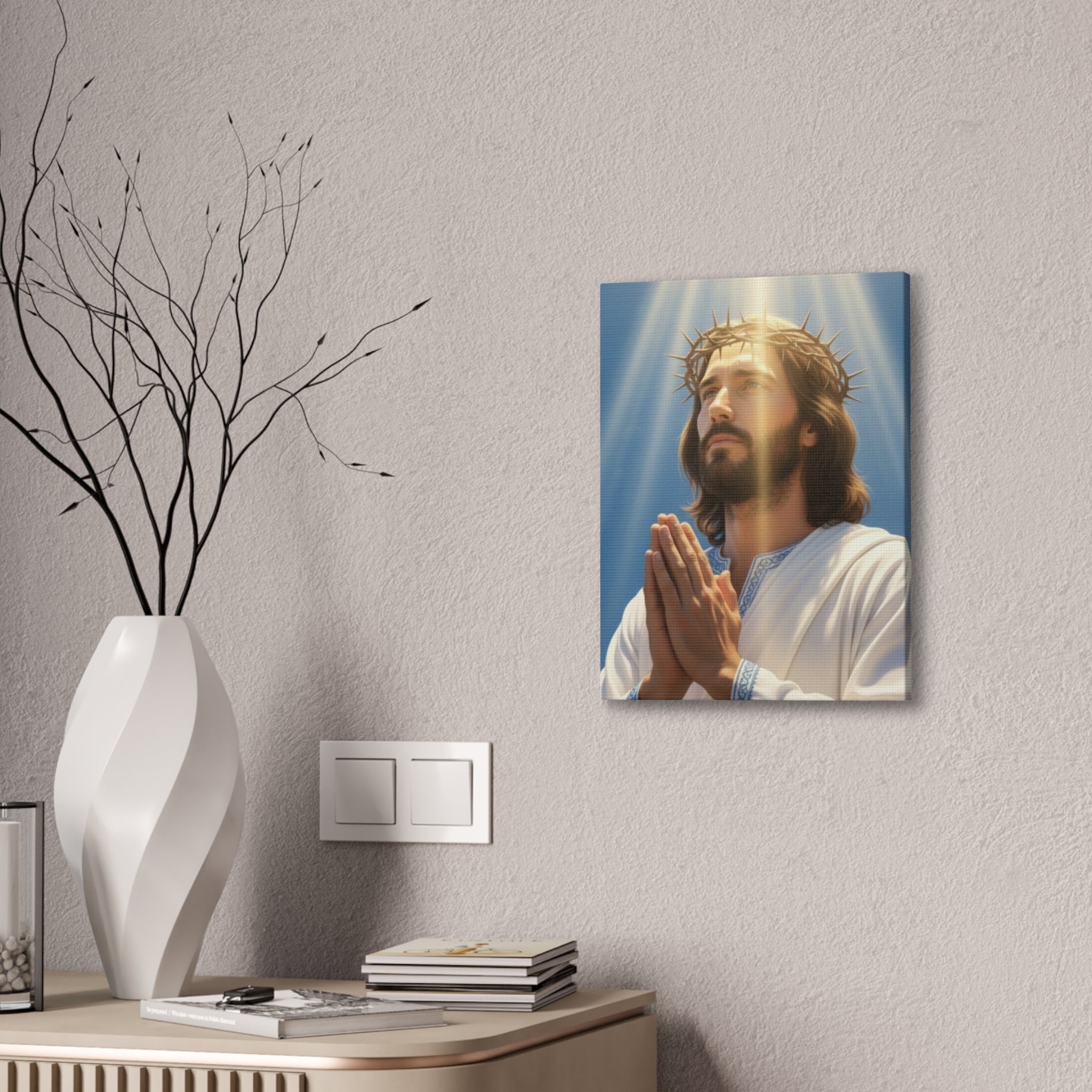 Praying Jesus Canvas