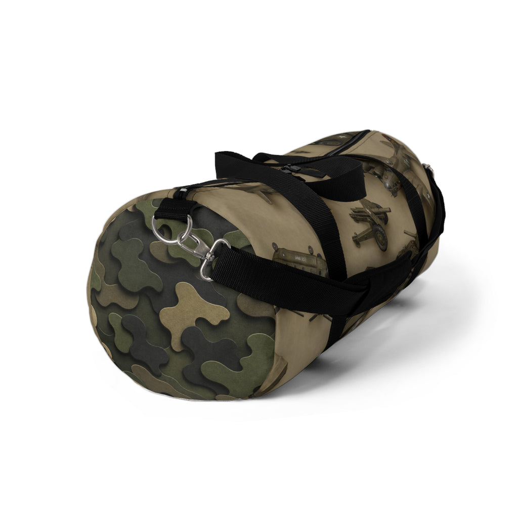 Vintage Tools Pattern Duffel Bag — Retro Carpenter Travel & Gym Bag
