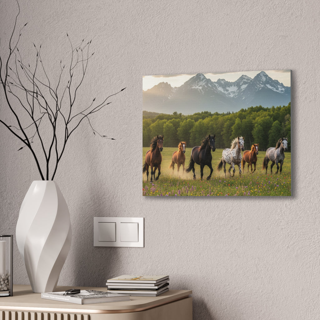 Wild Horses/Canvas Stretched, 0.75"