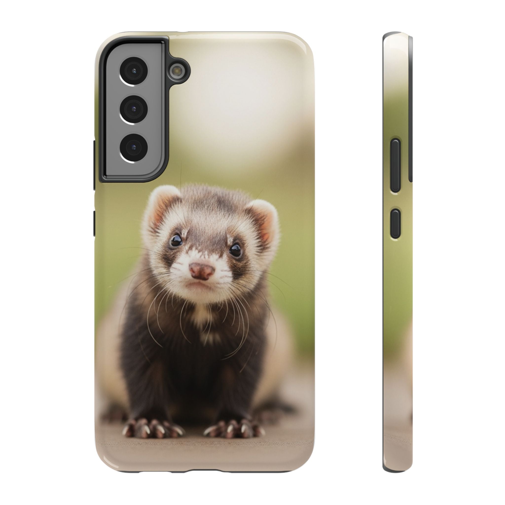 Cute Ferret Portrait Phone Case