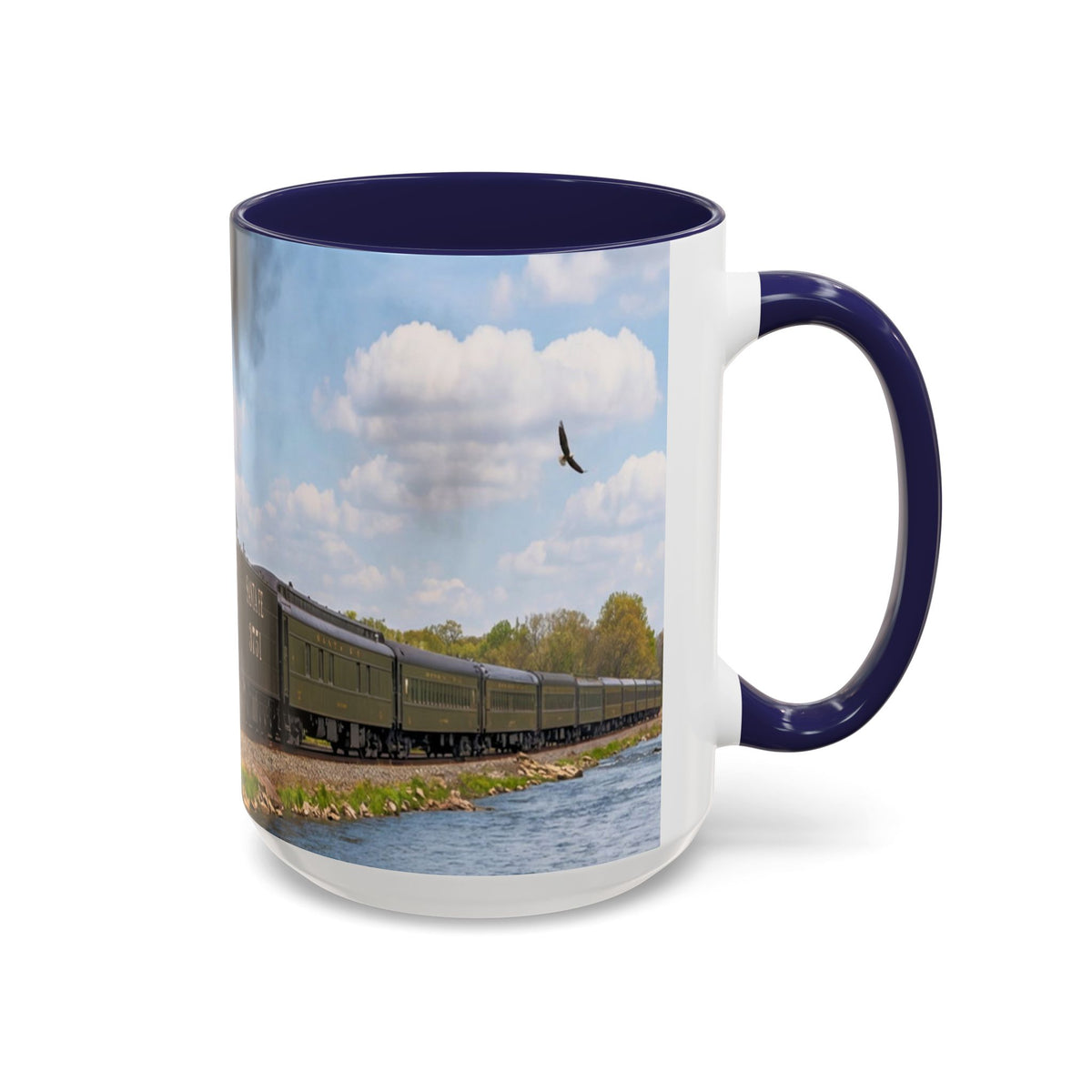 Vintage Steam Locomotive Mug | Accent Coffee Mug 11oz 15oz