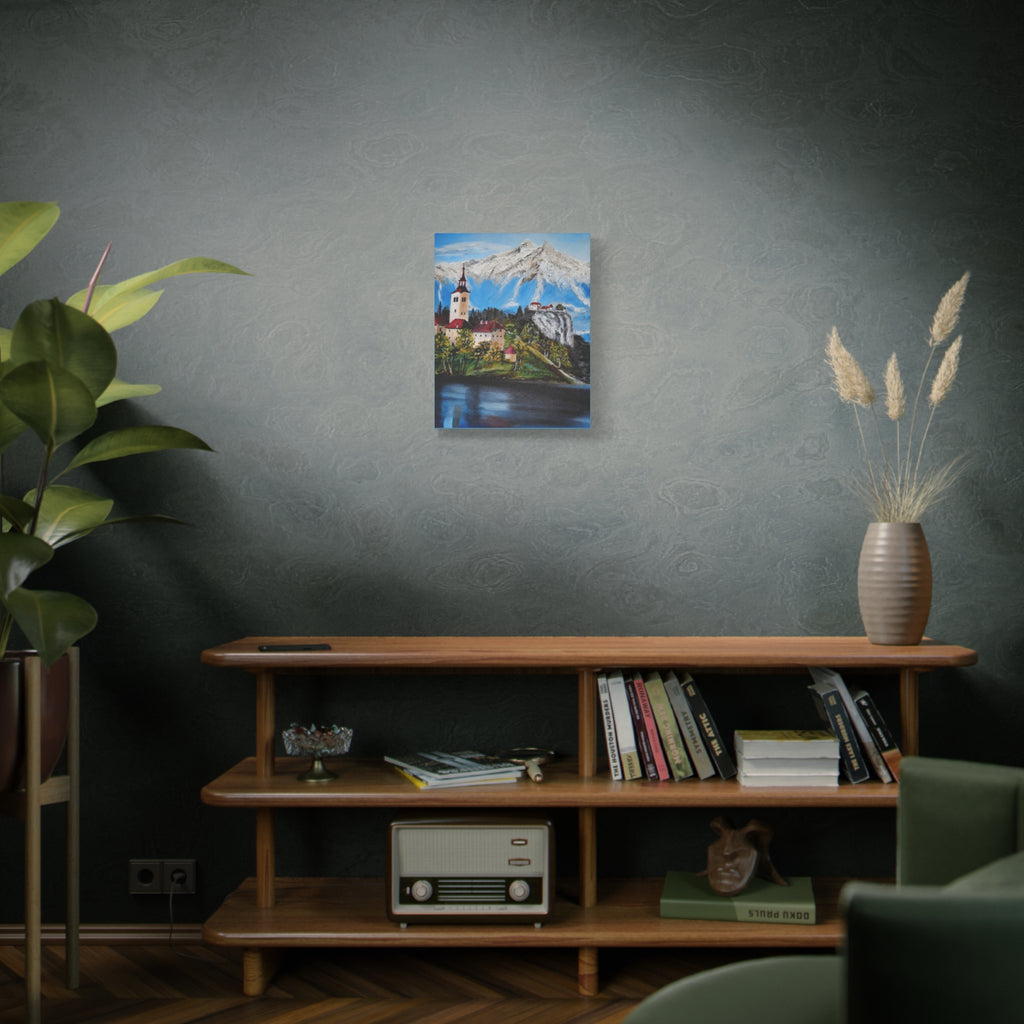 Alpine Village Landscape Canvas