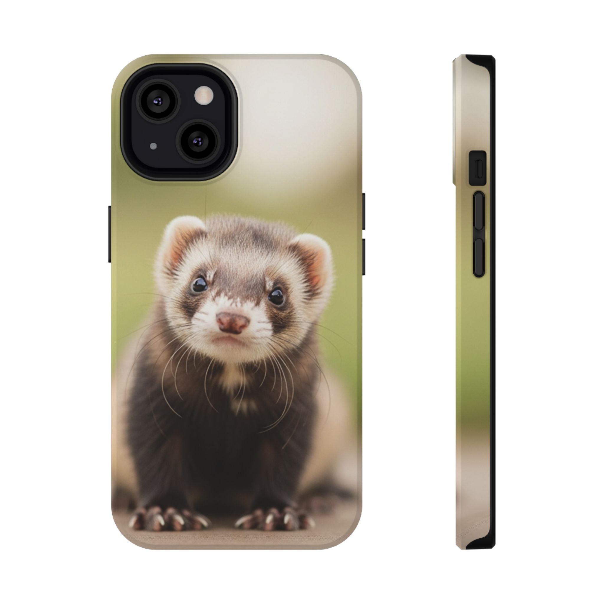 Cute Ferret Portrait Phone Case