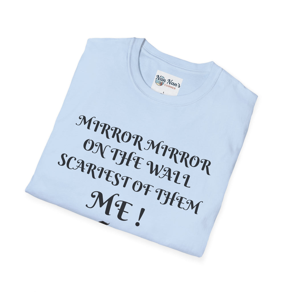Mirror Mirror on the Wall Witch Illustration T-Shirt
