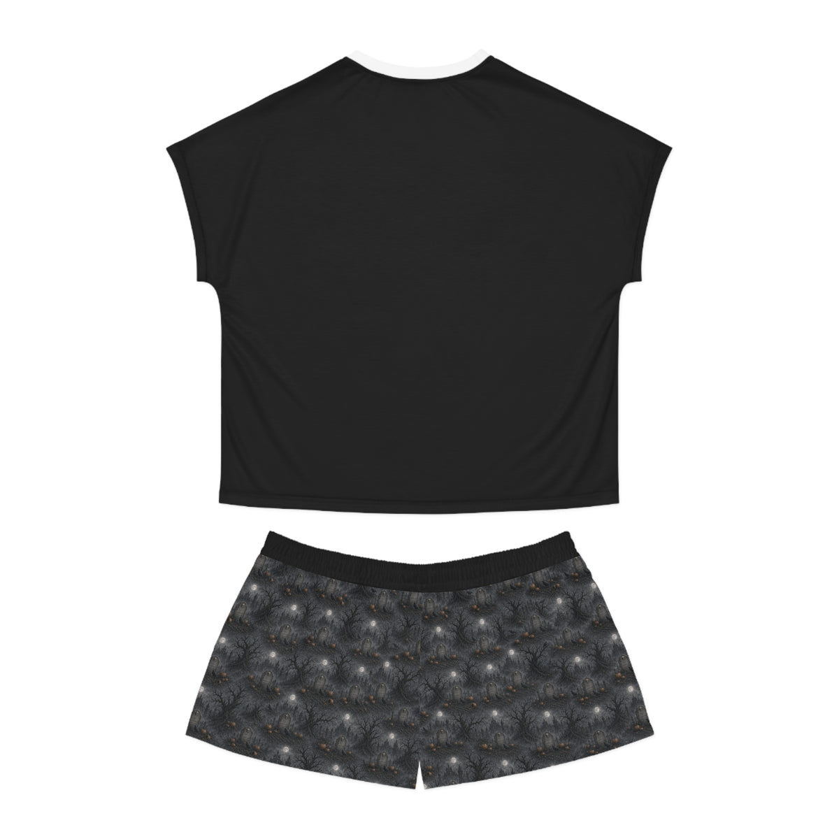 Rest in Darkness Tombstone Pajama Set | Halloween Sleepwear