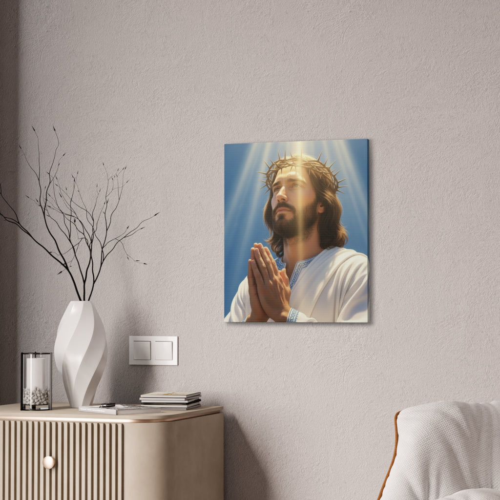 Praying Jesus Canvas