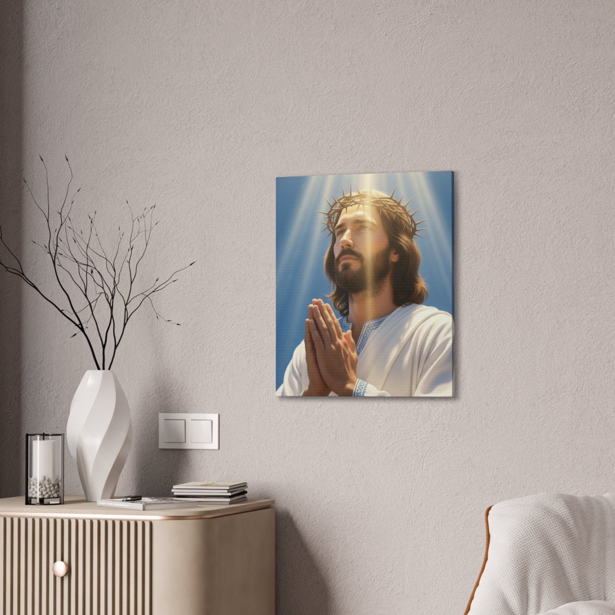 Praying Jesus Canvas