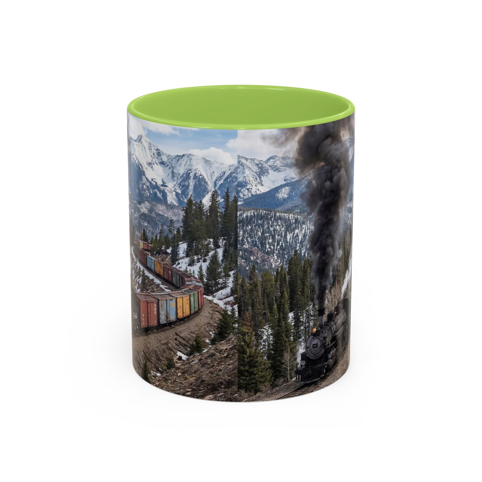 Accent Coffee Mug (11, 15oz)/Steam Train