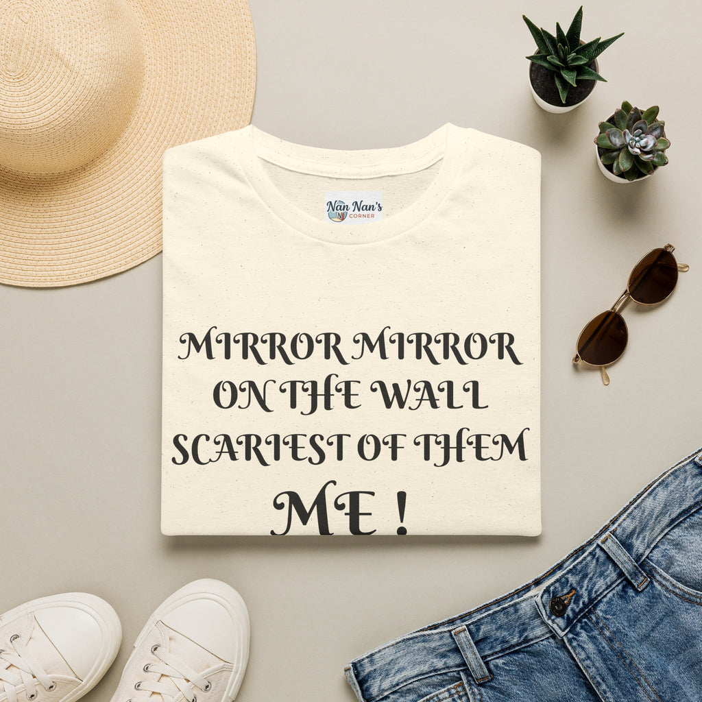 Mirror Mirror on the Wall Witch Illustration T-Shirt