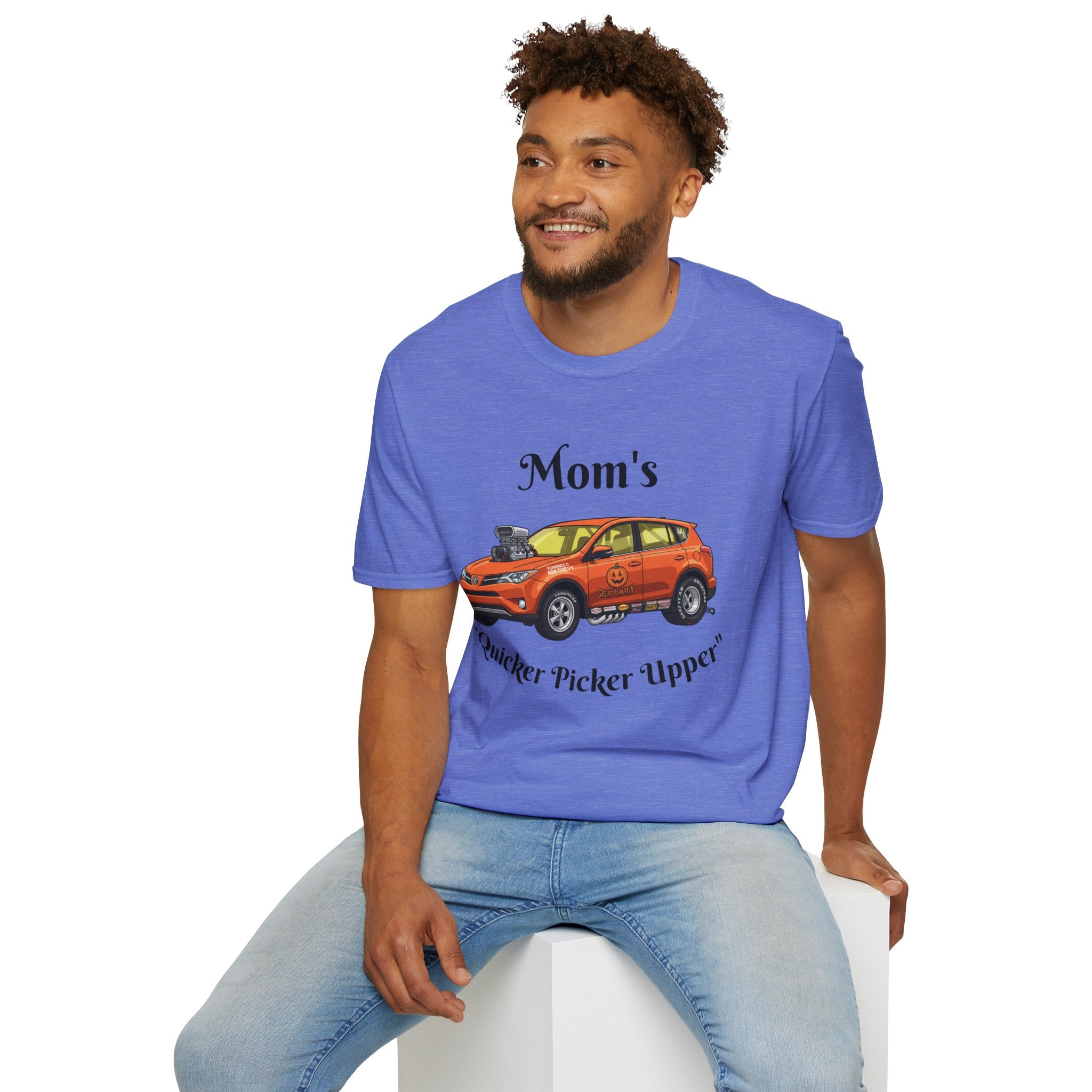 Hot Rod T-Shirt / Orange Hot Rod SUV Graphic