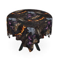 Halloween Witch Cauldron Tablecloth — Spooky Haunted Dinner Party Decor