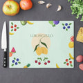 Limoncello Fruit Pattern Glass Cutting Board
