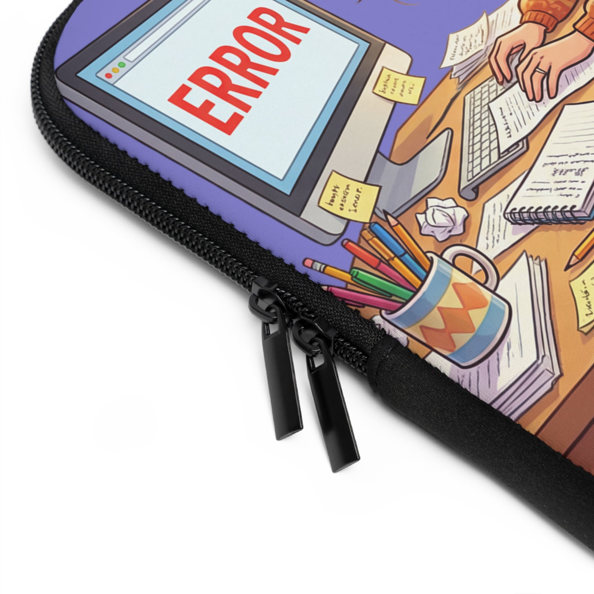 Error code: "My Sanity not found." Laptop Sleeve | Funny Work From Home Design