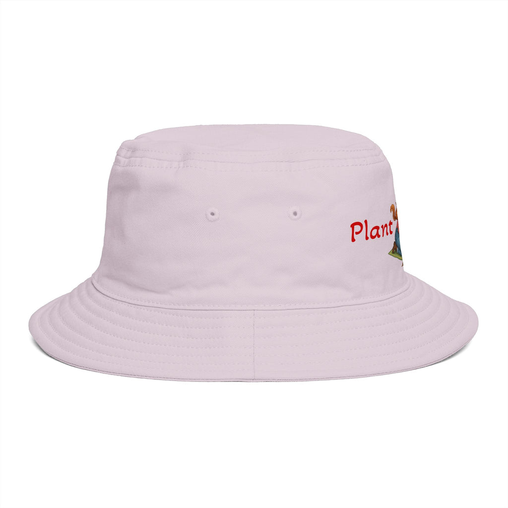 Plant Lady bucket hat | lady planting flowers floral gardening design