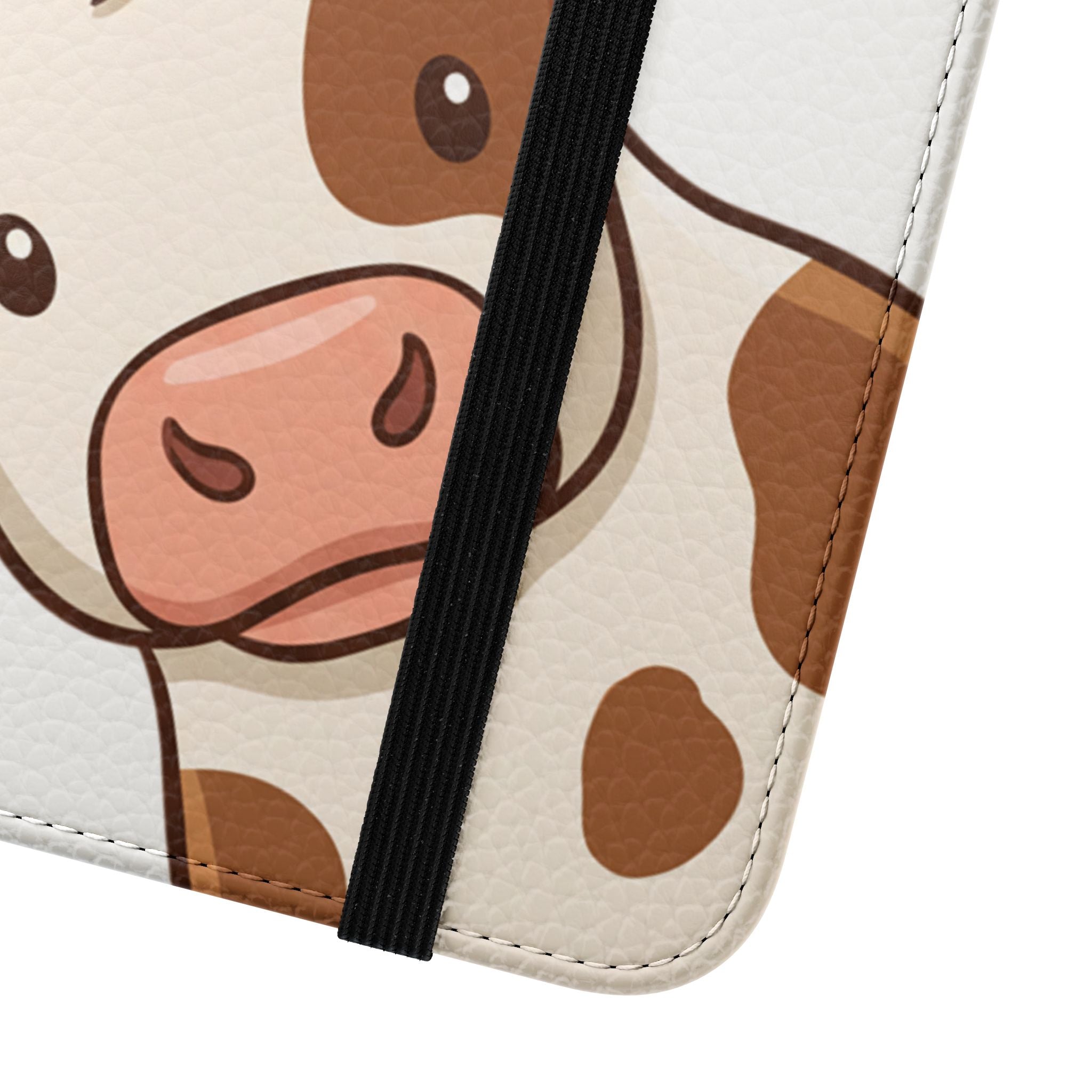 Cow & Hay Pattern Flip Case/ Cute Farm Animal Phone Wallet