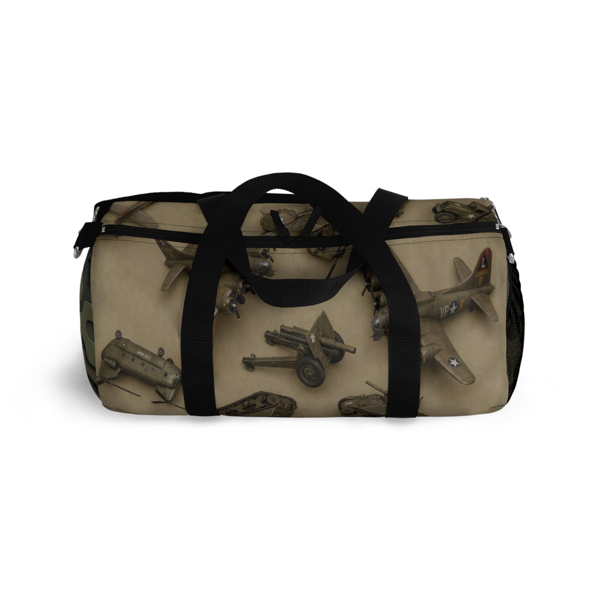 Vintage Tools Pattern Duffel Bag — Retro Carpenter Travel & Gym Bag