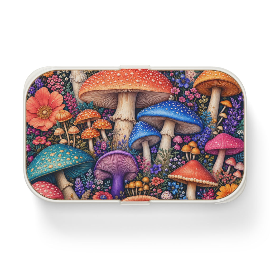 Colorful Mushroom Bento Lunch Box