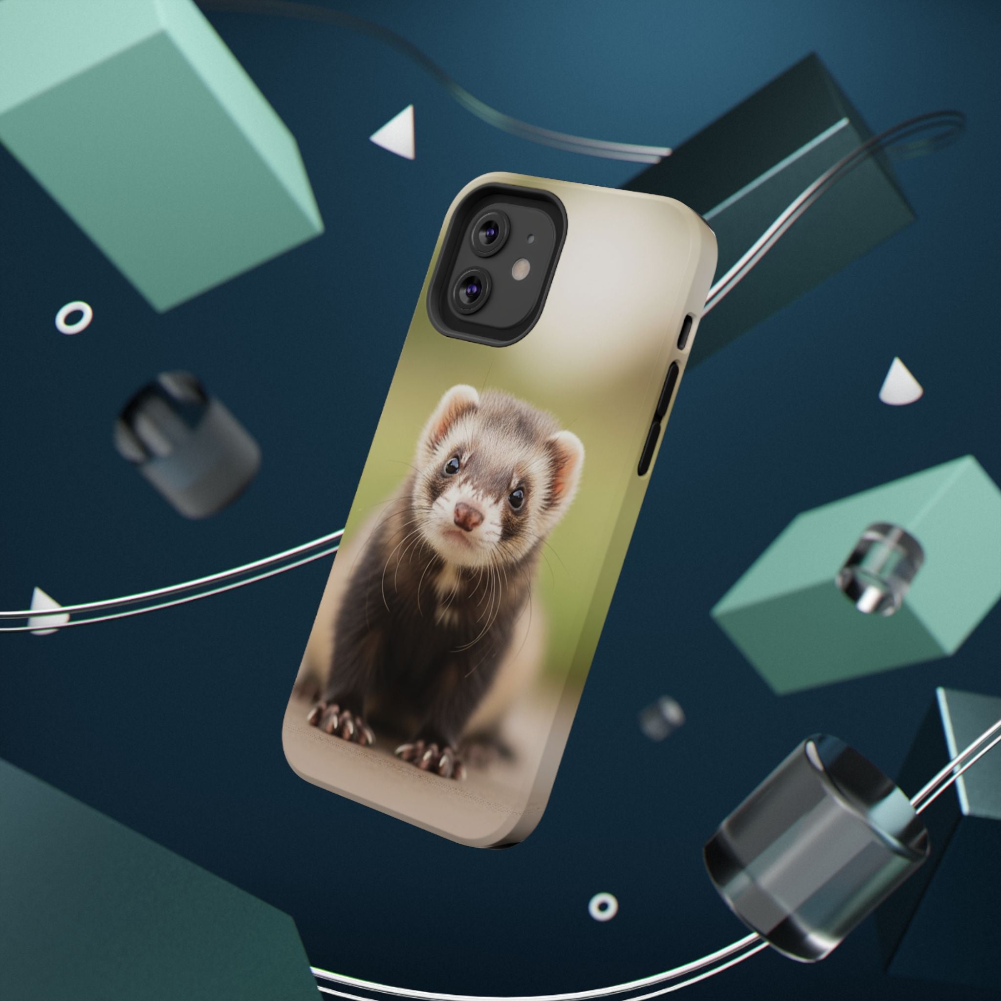Cute Ferret Portrait Phone Case