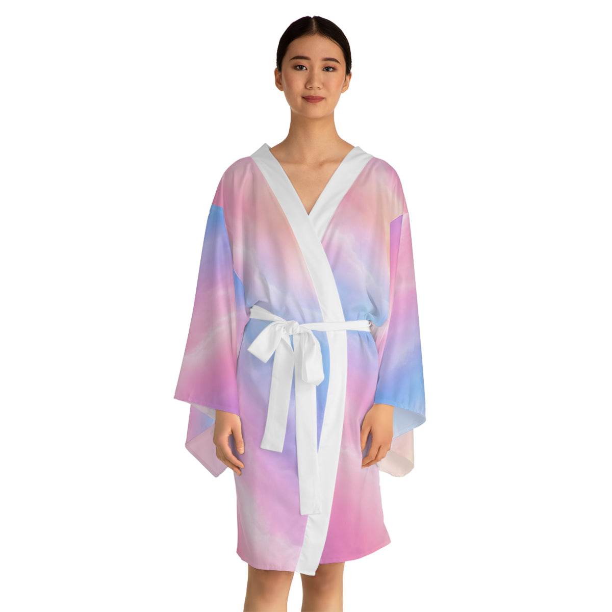Pastel Cloud Ombré Kimono Robe