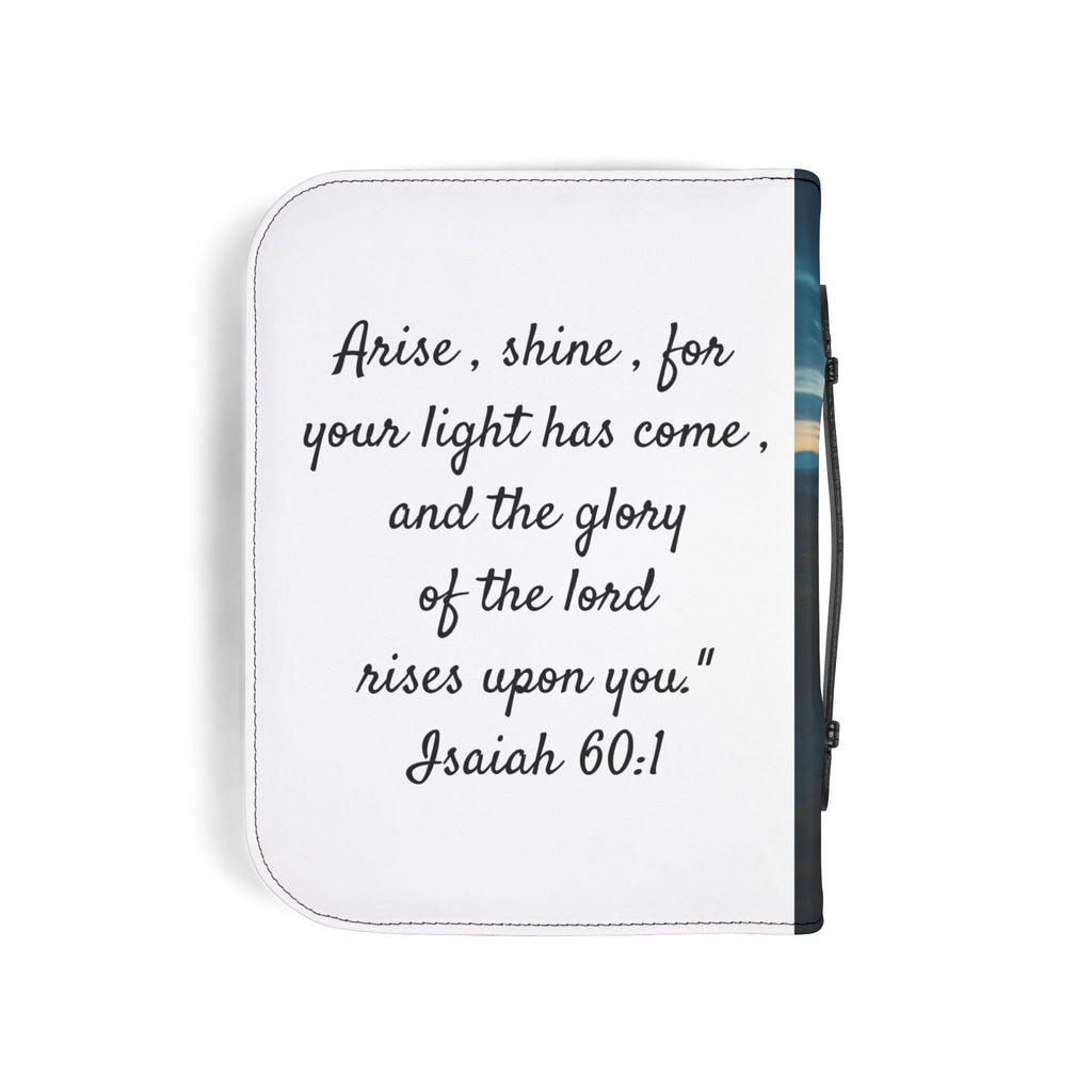 Bible Cover/Light from Heaven With Cross/ 100% PU Leather/