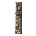 Vintage Steam Train Village Table Runner