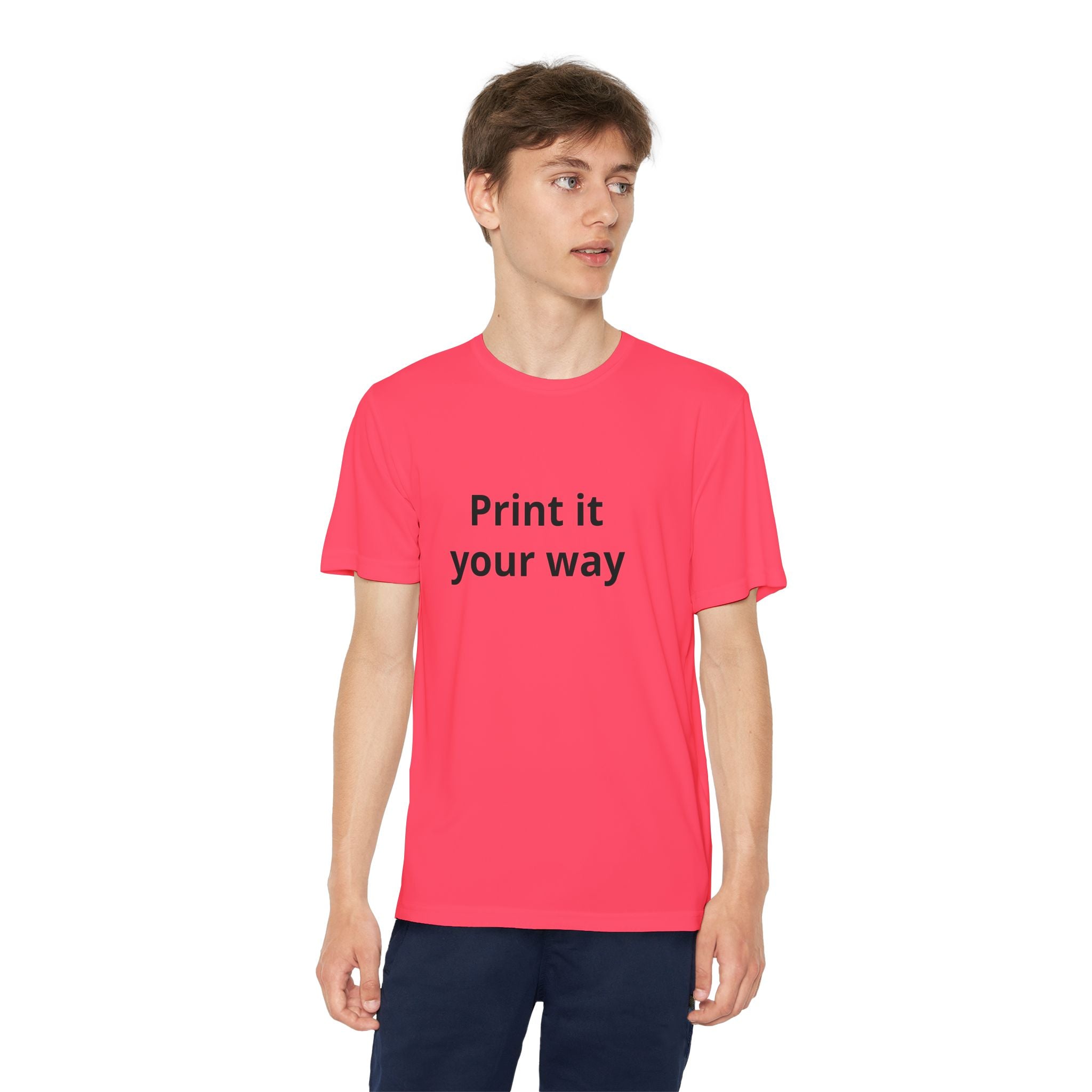 Print it your way Tee | Customizable Youth T-Shirt, Plain White Kids Tee