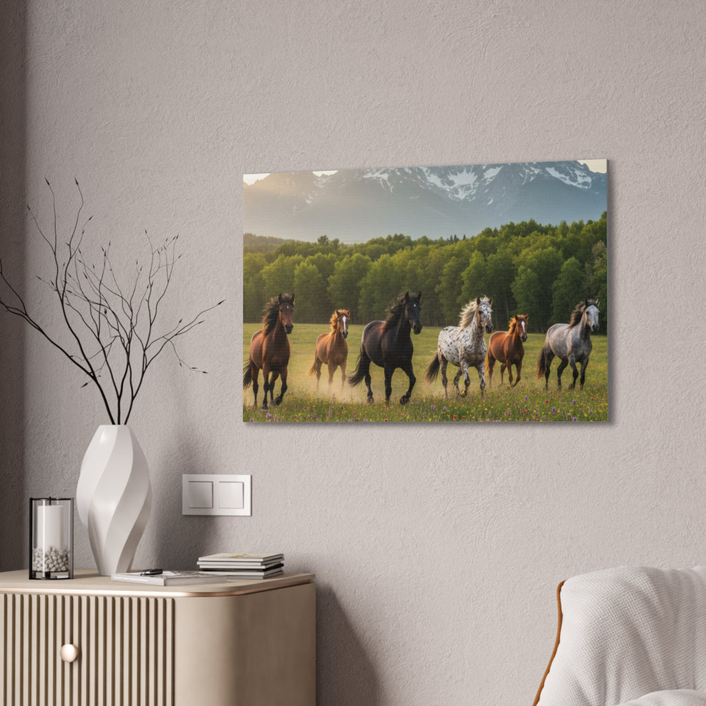 Wild Horses/Canvas Stretched, 0.75"