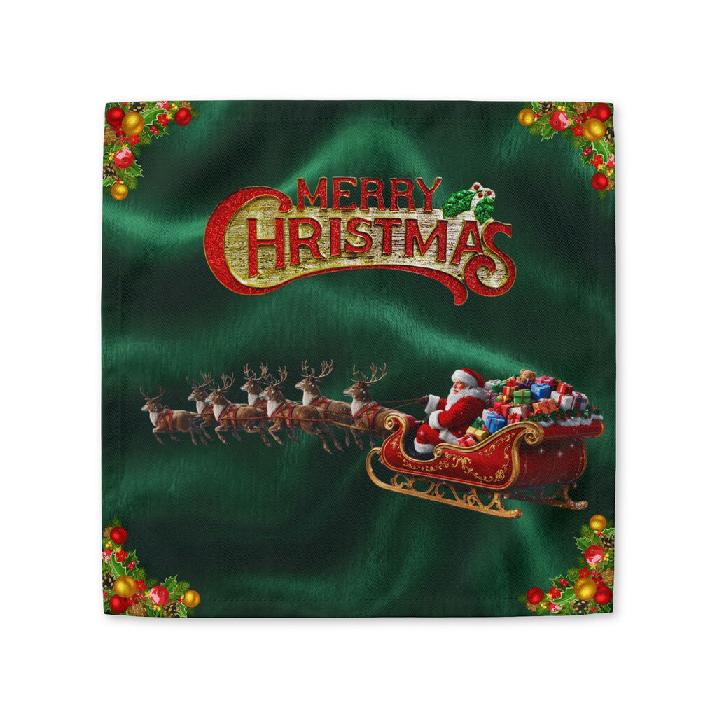Mery Christmas Santa/Cotton Twill Napkin