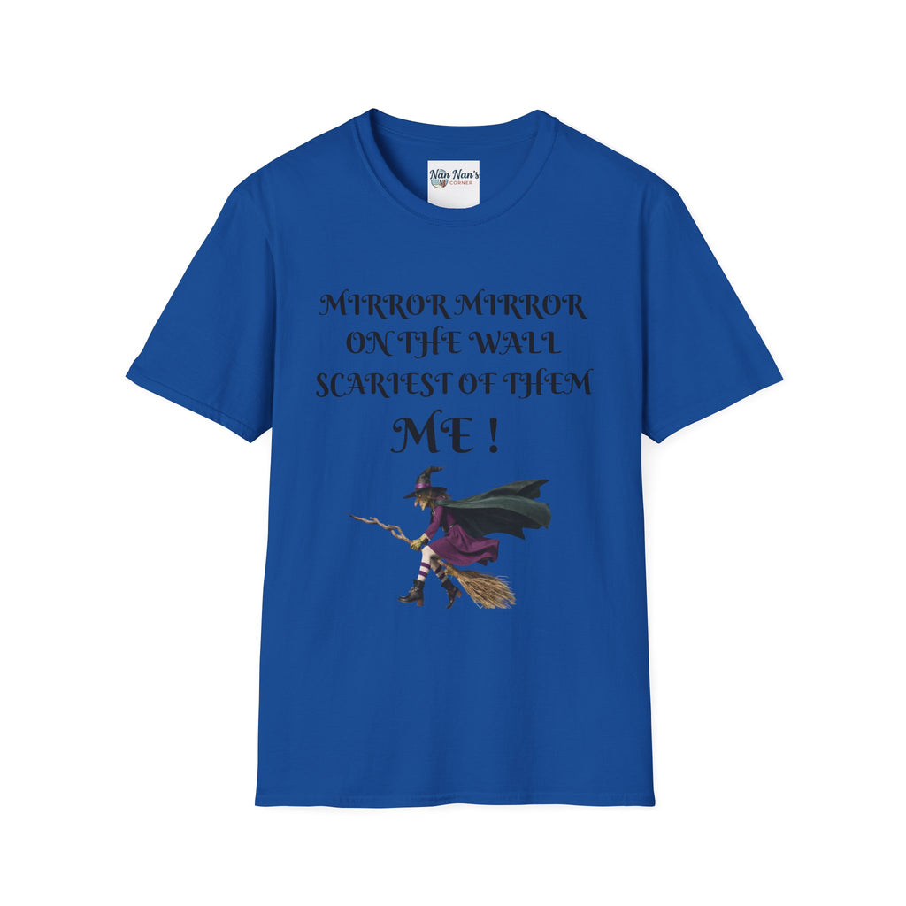 Mirror Mirror on the Wall Witch Illustration T-Shirt