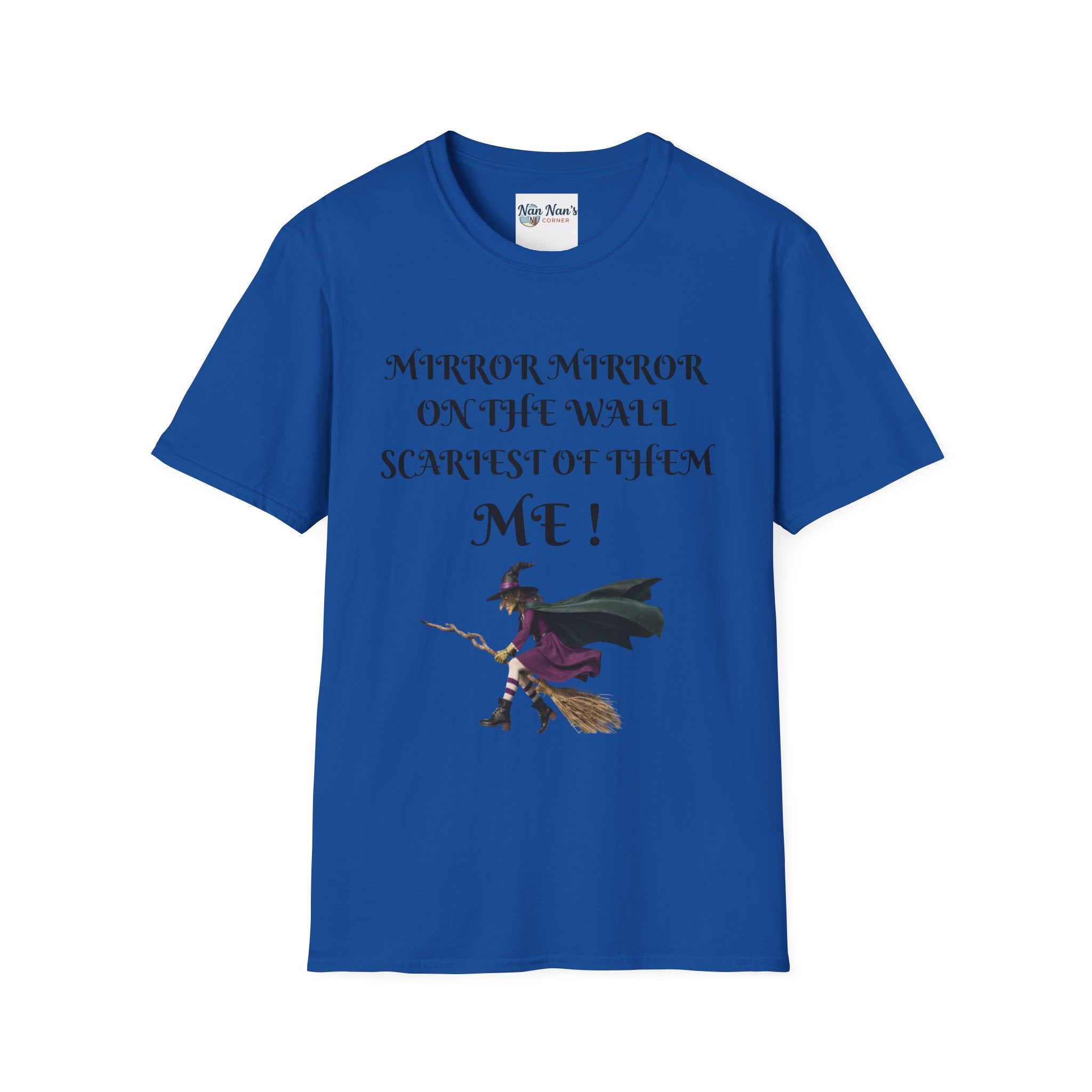 Mirror Mirror on the Wall Witch Illustration T-Shirt