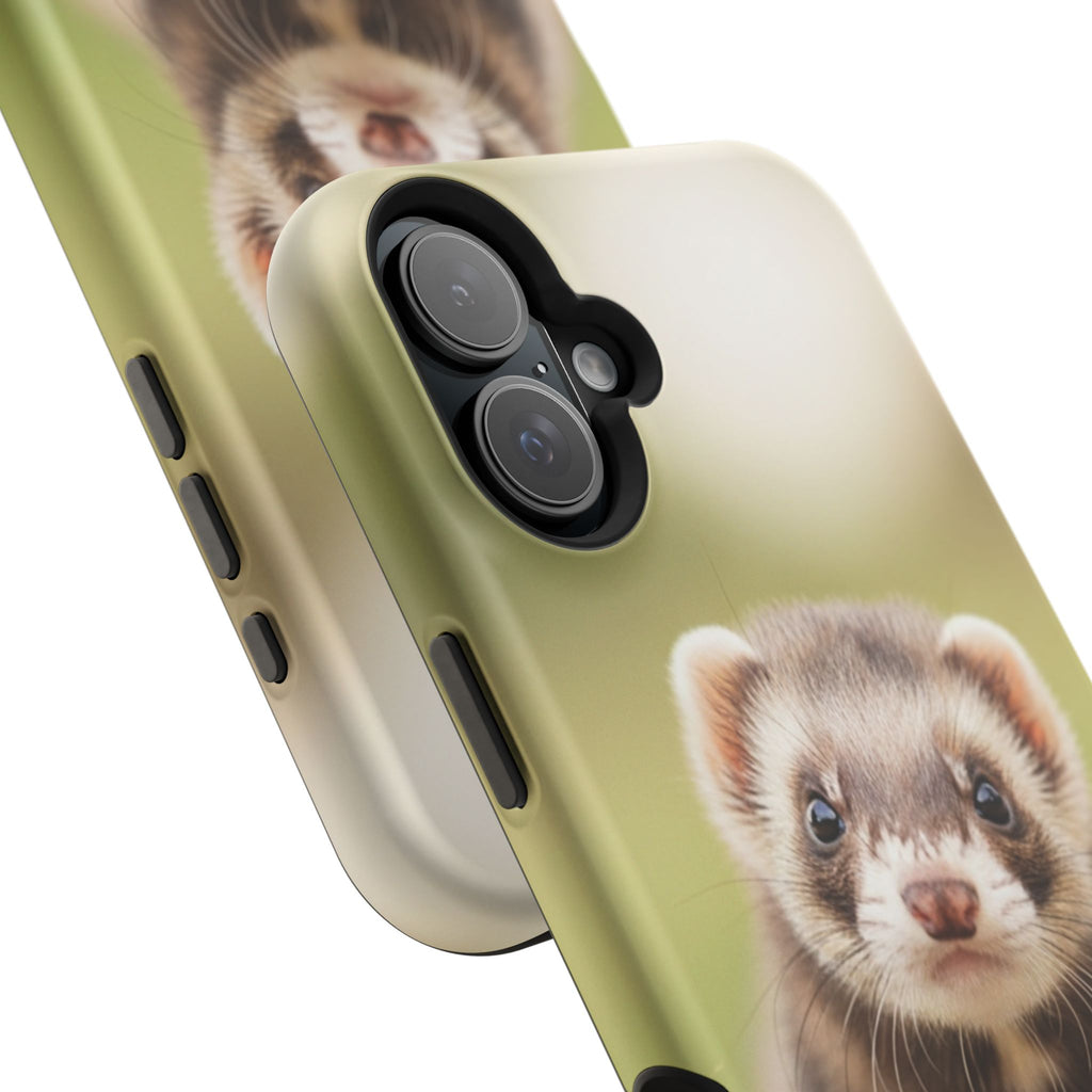 Cute Ferret Portrait Phone Case