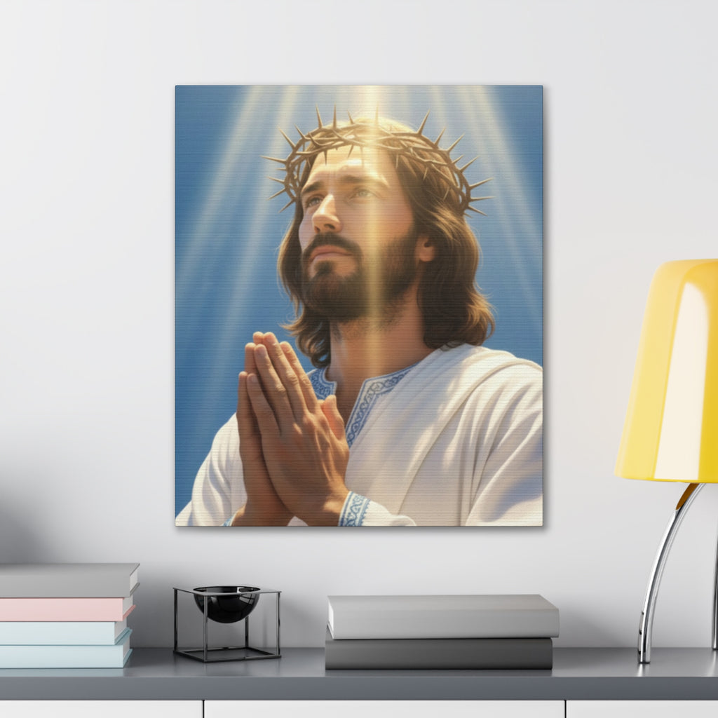 Praying Jesus Canvas