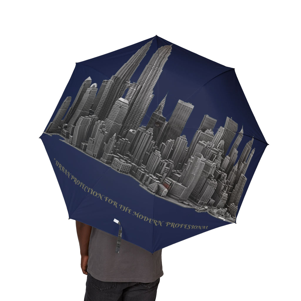 City Skyline Foldable Umbrella | Urban Cityscape Design