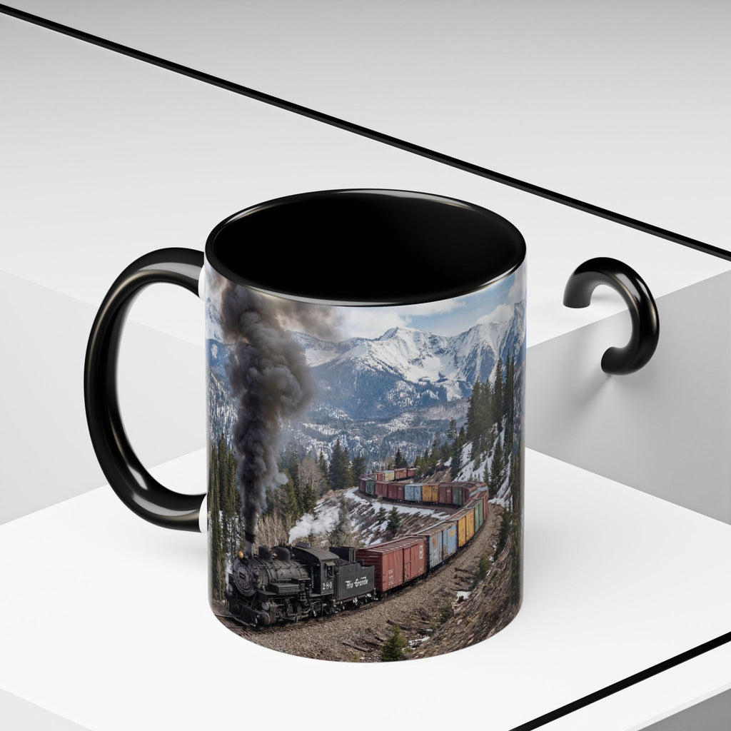 Accent Coffee Mug (11, 15oz)/Steam Train