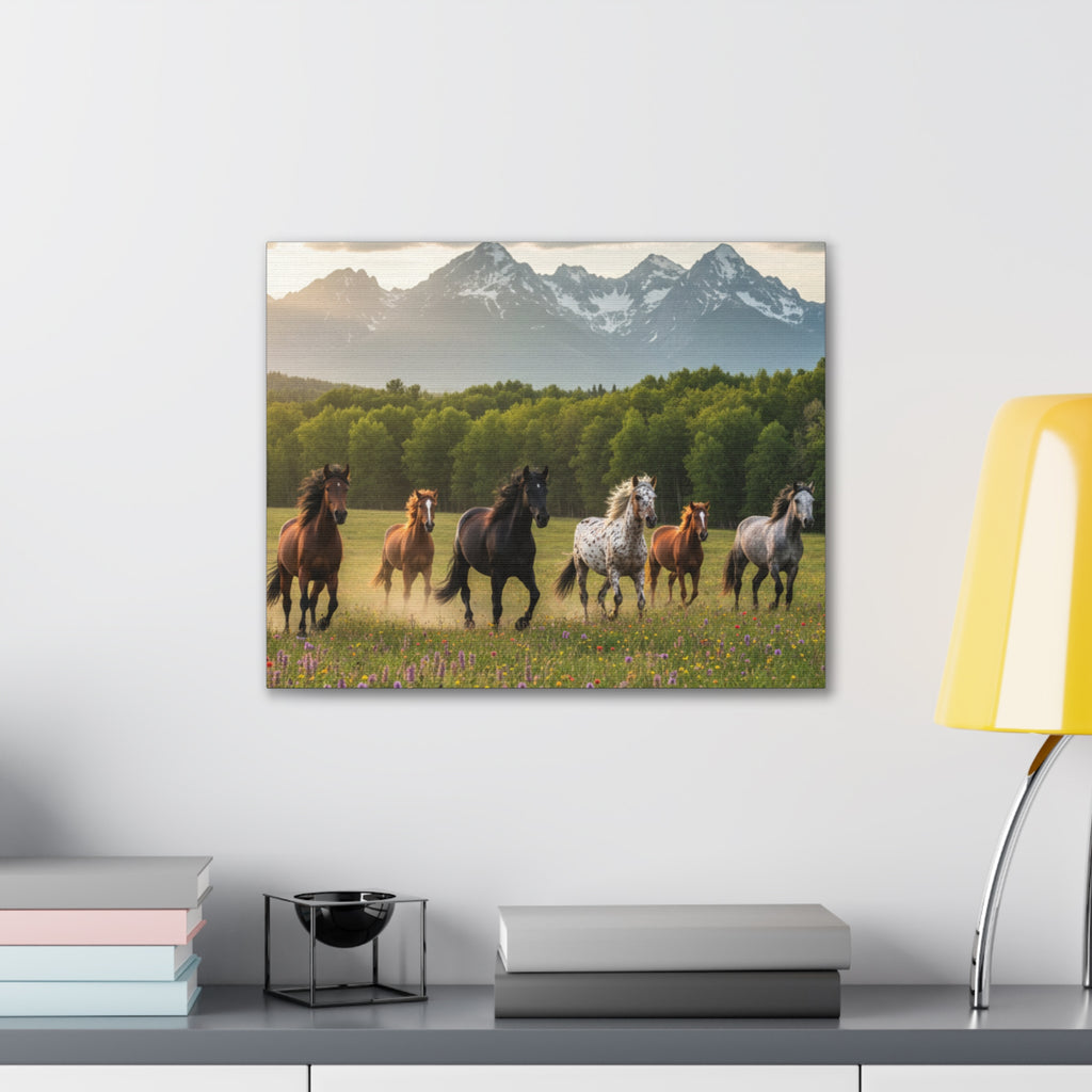 Wild Horses/Canvas Stretched, 0.75"