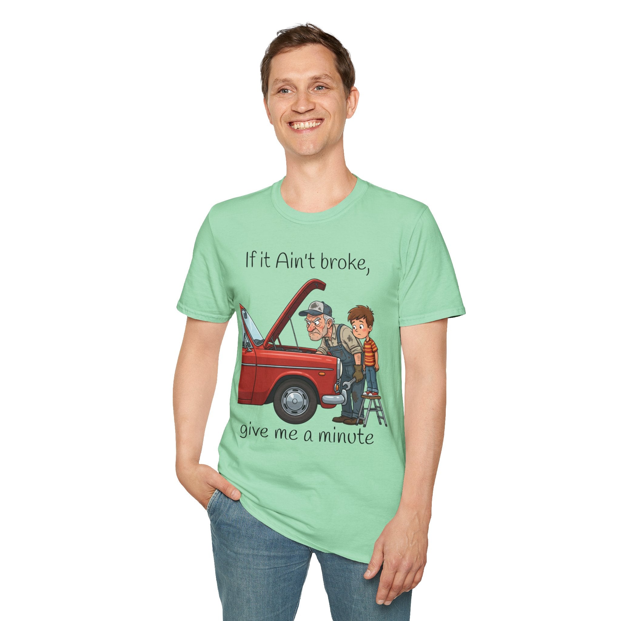 Funny Mechanic Grampa t-shirt/ Vintage Car Repair