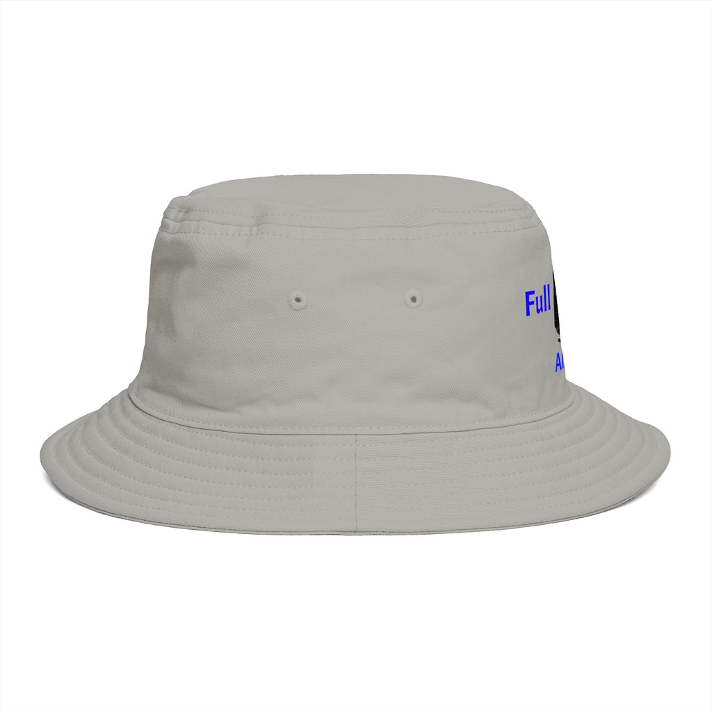 Full Steam Ahead train graphic Bucket Hat | steam locomotive motif