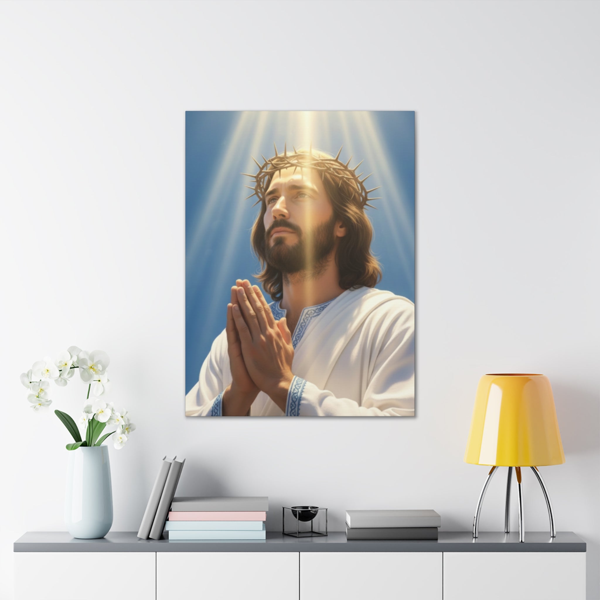 Praying Jesus Canvas
