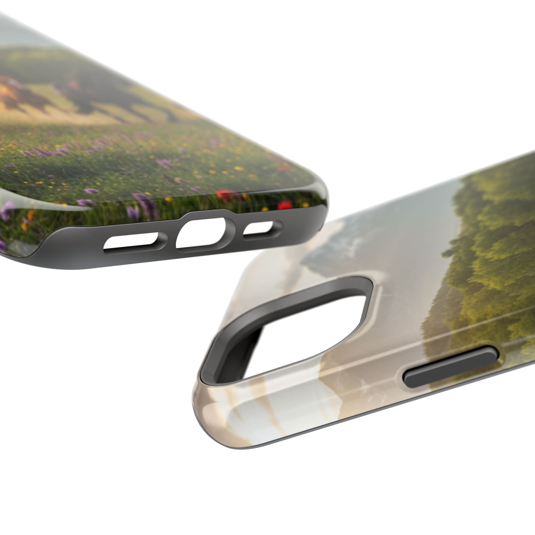 Running Horses Phone Case | Magnetic Impact-Resistant Case