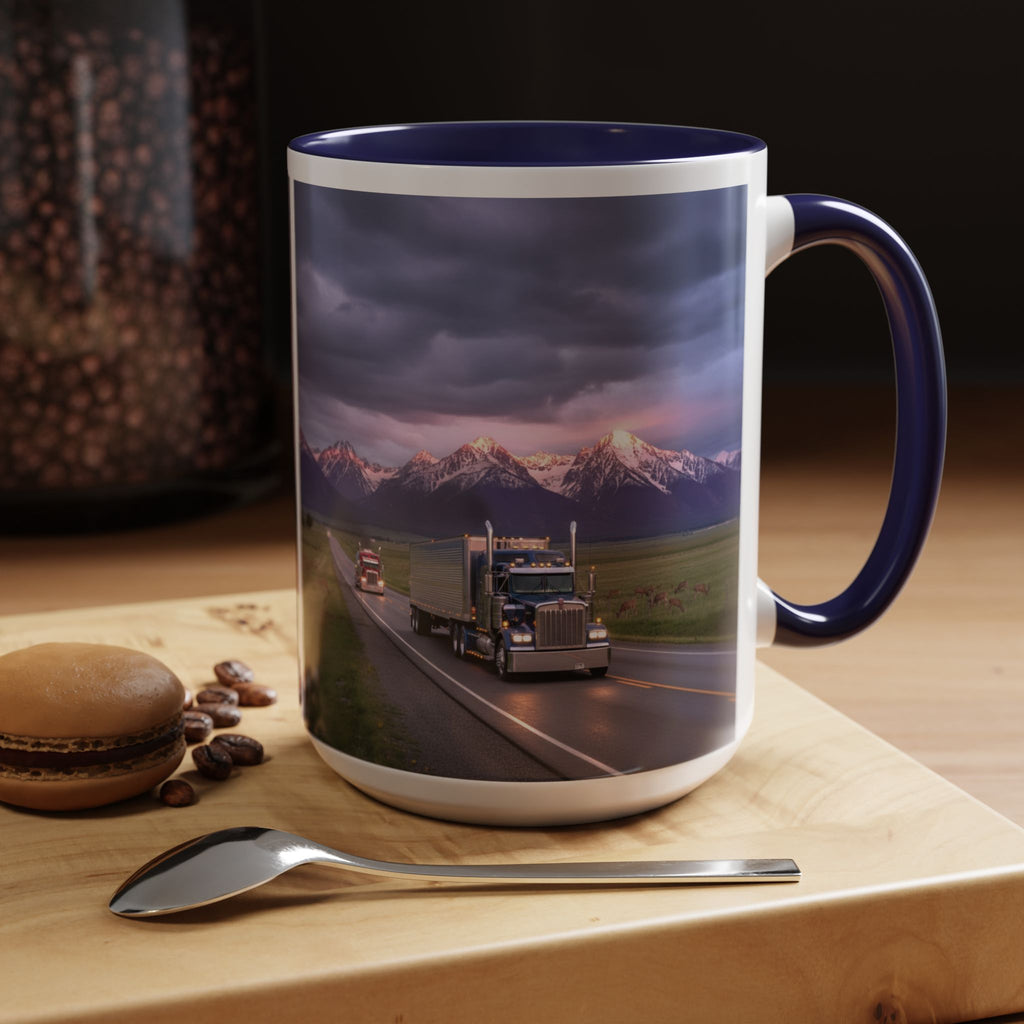 Trucking/Accent Coffee Mug (11, 15oz)