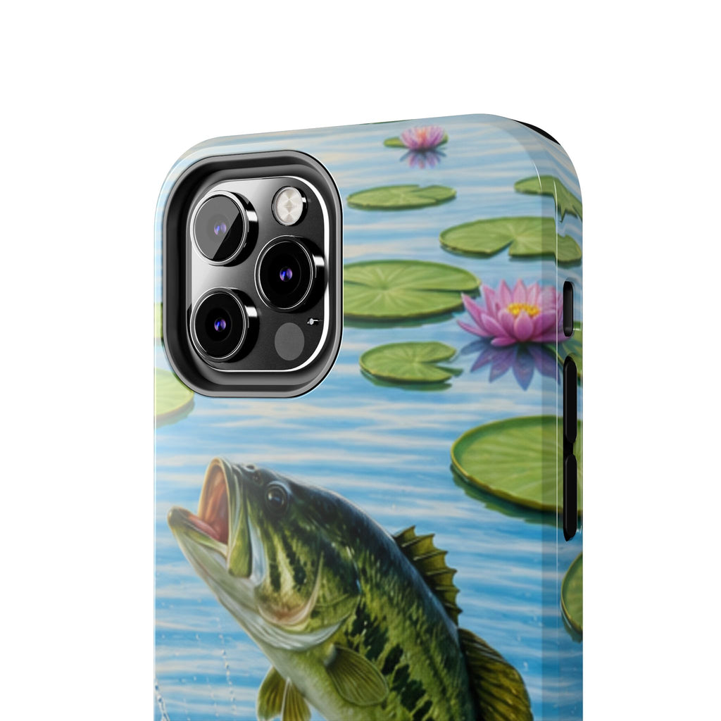 Largemouth Bass Jumping Phone Case | Tough Phone Case