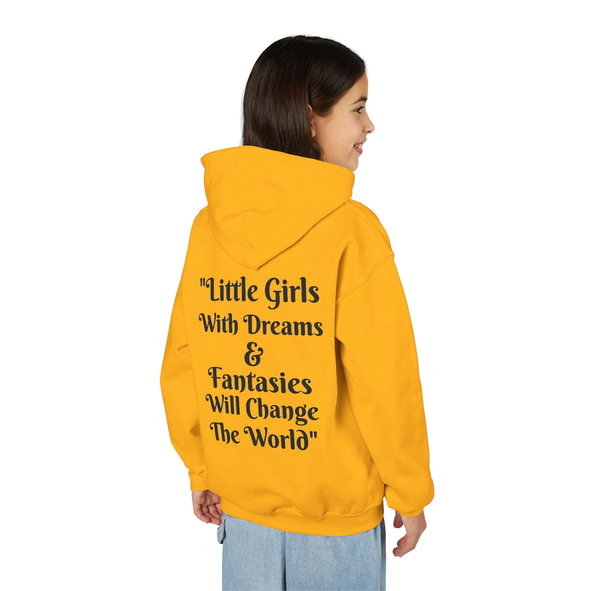 “Little Girls With Dreams & Fantasies  - Kid  magical Hoodie
