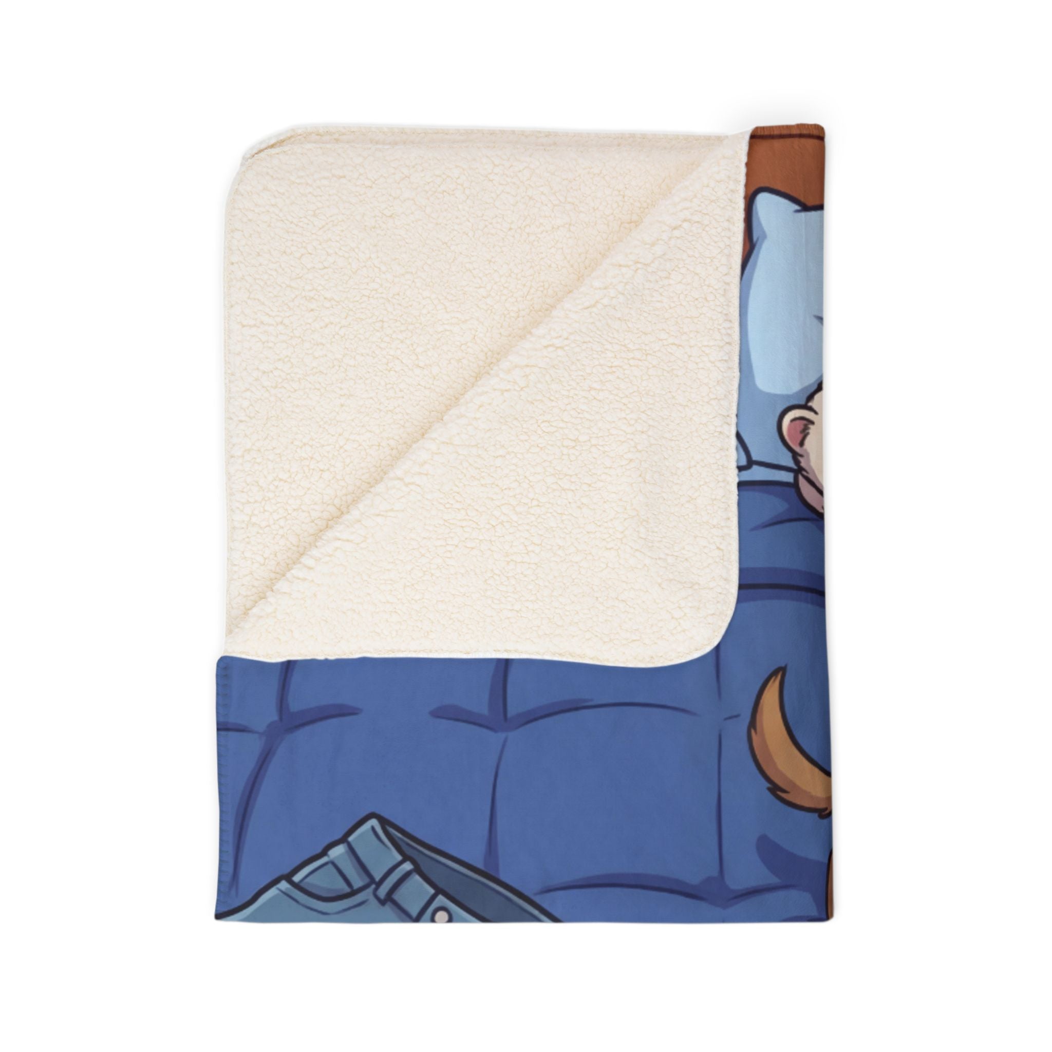 Ferret Fun/ Fleece Sherpa Blanket