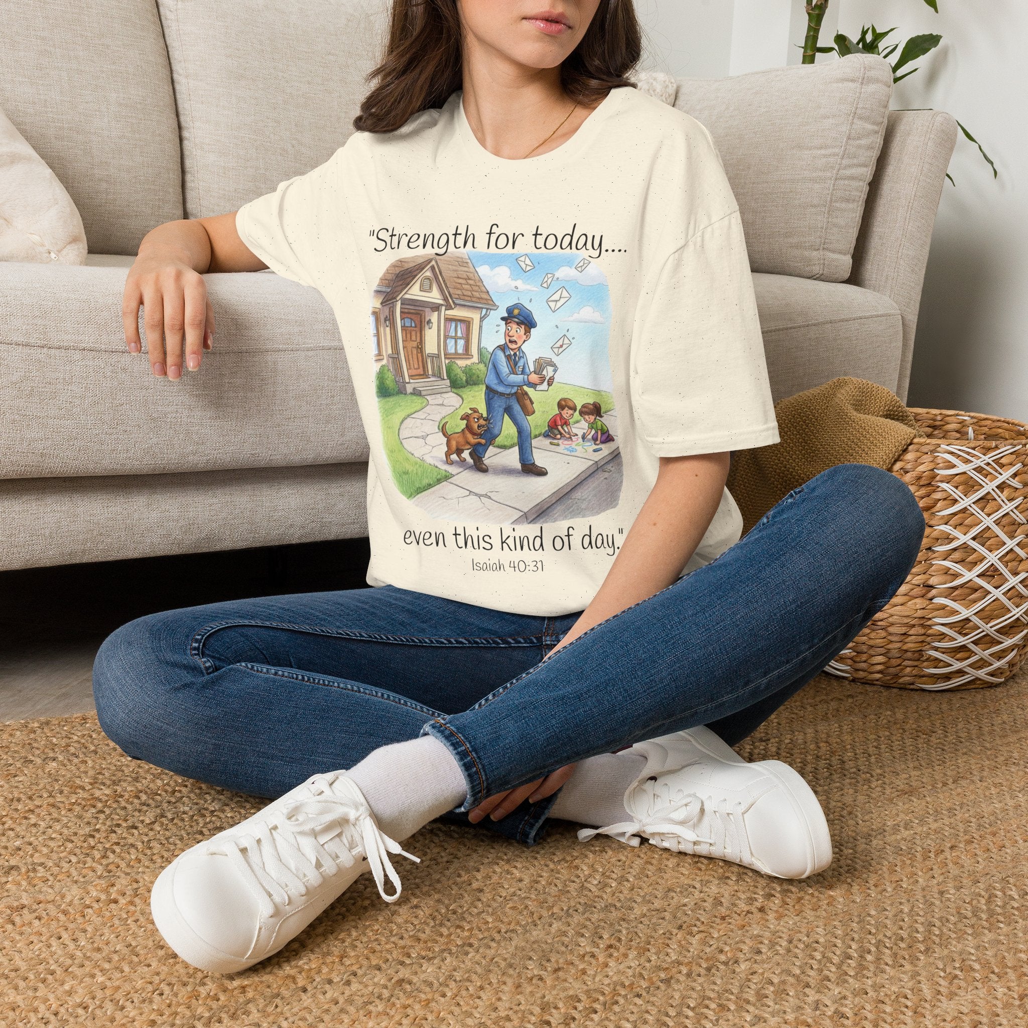 T-Shirt Postal Mail Carrier / Vintage Mailman Illustration Tee