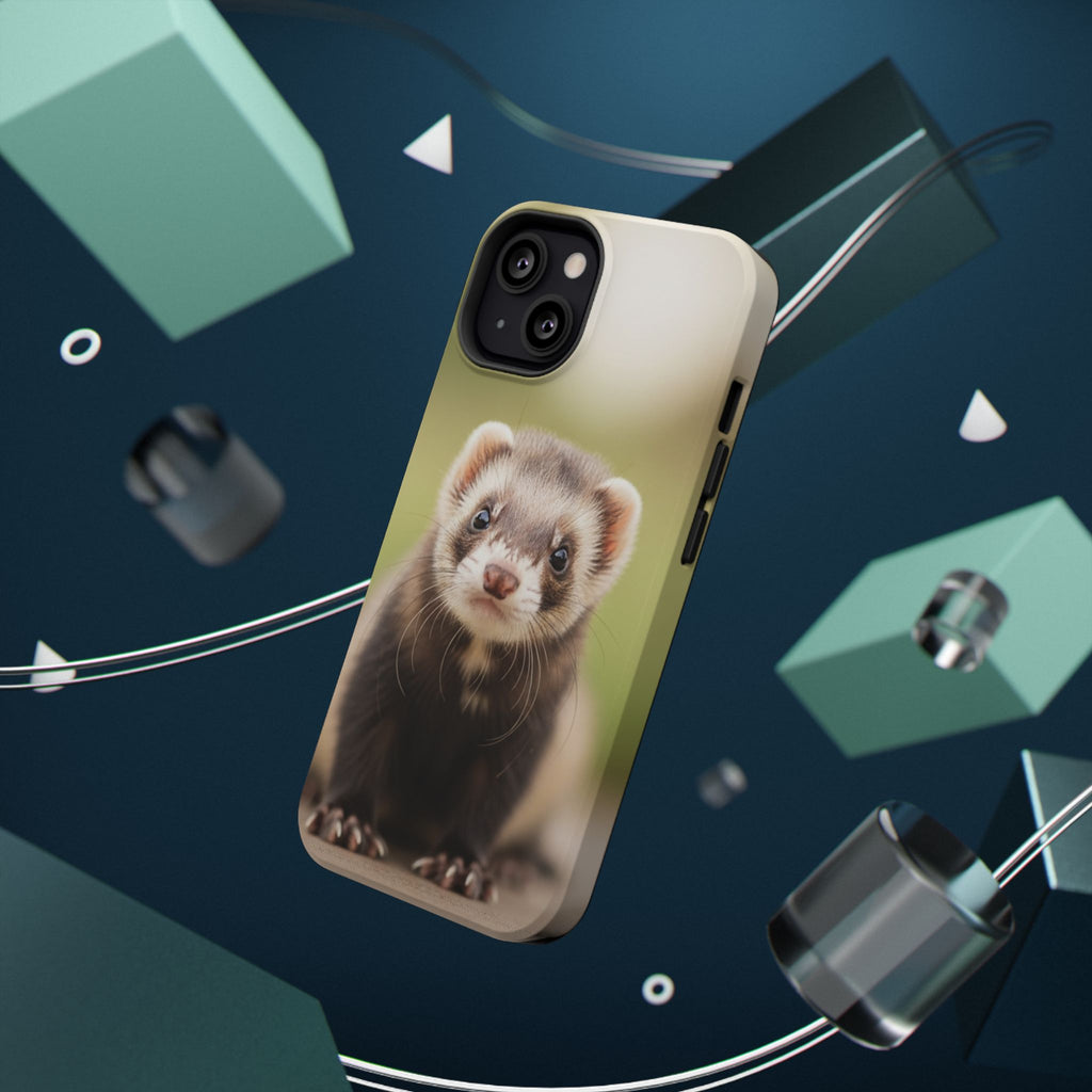 Cute Ferret Portrait Phone Case