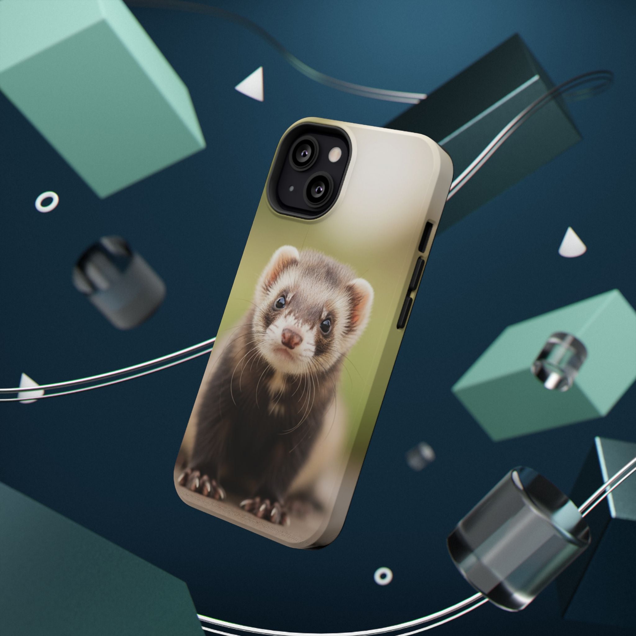 Cute Ferret Portrait Phone Case