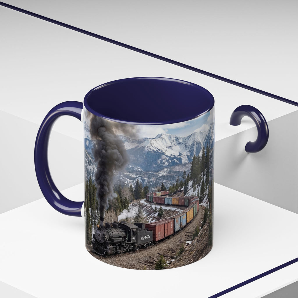 Accent Coffee Mug (11, 15oz)/Steam Train